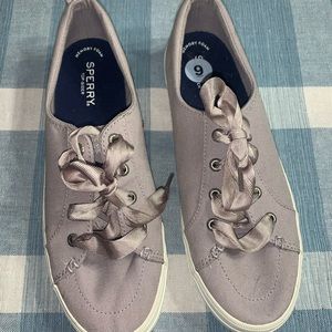 Lavender Sperry Sneakers